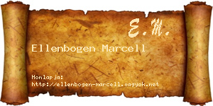 Ellenbogen Marcell névjegykártya