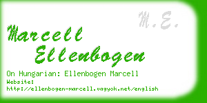 marcell ellenbogen business card